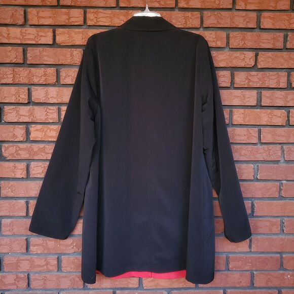 Centigrade Outerwear Reversible Jacket Sz XL Red Black Vintage Classic Car Coat - Picture 4 of 11